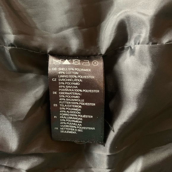 H&M Black Trench Coat - Picture 6 of 7